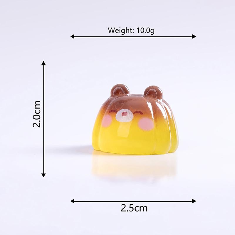 Micro Landscape Creative Bear Bread Doll Doll House Diy Food Play Decoration Accessories Desktop Ornaments
