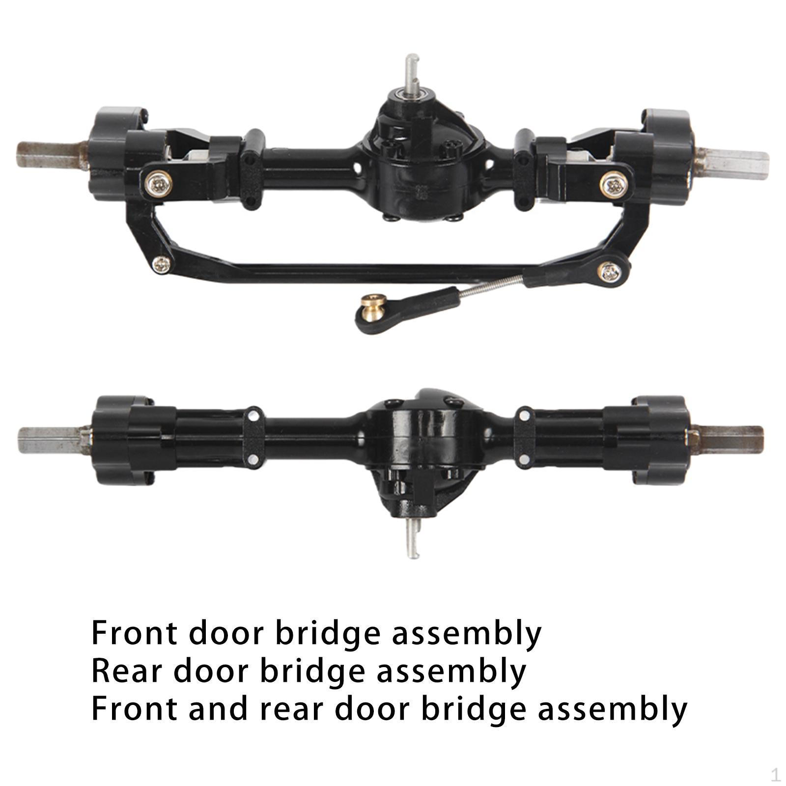 

2pcs Metal Front / Rear Axle Set for WPL 1/16 RC Car Pickup Truck