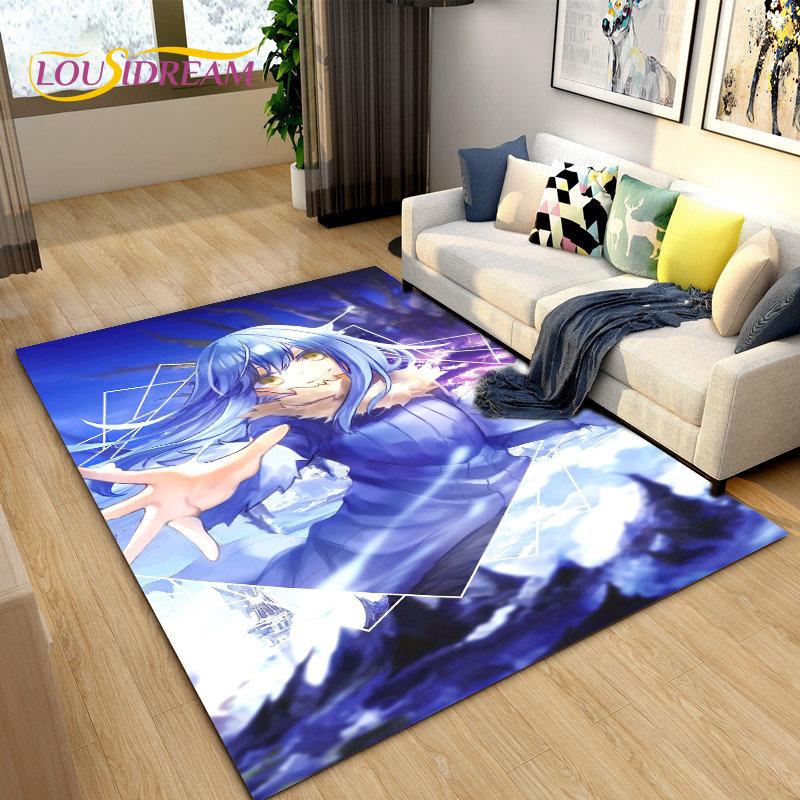 Tappeto Area Tappeto Anime I Got Reincarnated As A Slime, Tappeto per Soggiorno Camera da Letto Divano Zerbino Decorazione, Tappetino Antiscivolo per Bambini