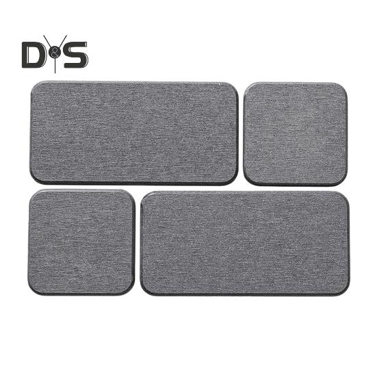 4-teiliges wasserabsorbierendes Steintablett, sofort trocknende Spülbeckenuntersetzer, Küchenschwamm, Handseifenschale und Zahnbürstenhalter für die Badezimmertheke