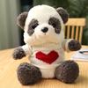 22/33cm Cute Panda Plush Toy Soft Animal Pig Penguin Mouse Dog Pendant Doll Stuffed For Boys Birthday Gifts