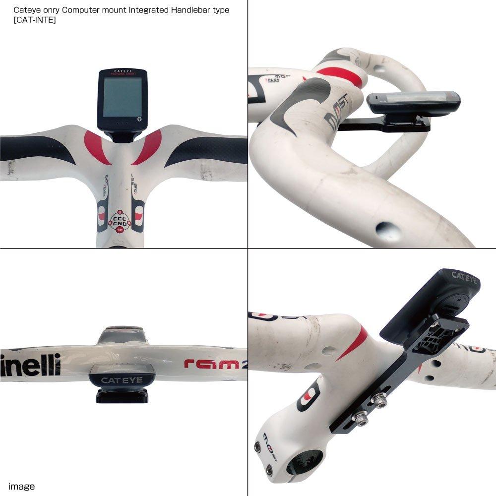 REC Mount Cateye Computer Mount, Integrated Handlebar Type, with Light Adapter [CAT-INTE+CATHL2]
