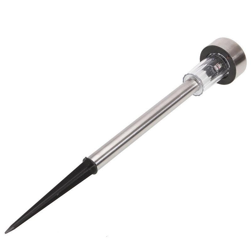 Outdoor Garden Stainless Steel Led Solar Landscape Path Lights Lamp Yard