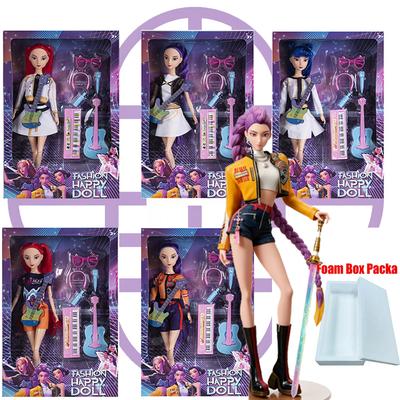 Neues Hoch restauriertes Charakter-Vinylspielzeug Anime 30CM K-Pop Dämonenjäger Puppe Rumi Mira Zoey Geburtstagsüberraschung Geschenk Für Mädchen