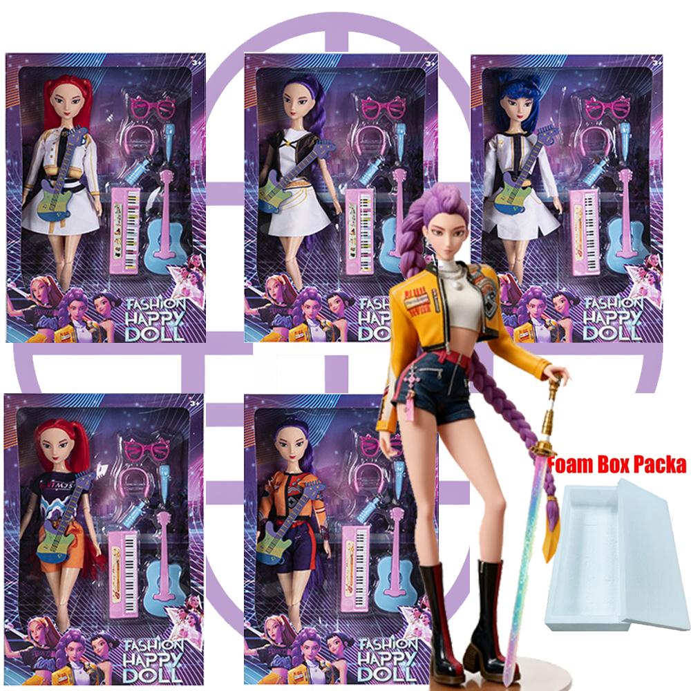 New Highly Restored Character Vinyl Toy Anime 30CM K-Pop Demon Hunters Doll Rumi Mira Zoey Birthday Surprise Gift For Girls