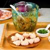 Tritatutto manuale per la lavorazione multifunzionale degli alimenti Tritatutto per noci Tritacarne manuale a cinque lame Tritatutto per verdure a mano Macchina per pasta d'aglio