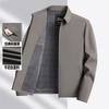 Spring and autumn new lapel jacket milk silk thin high-end business casual jacket men's top
