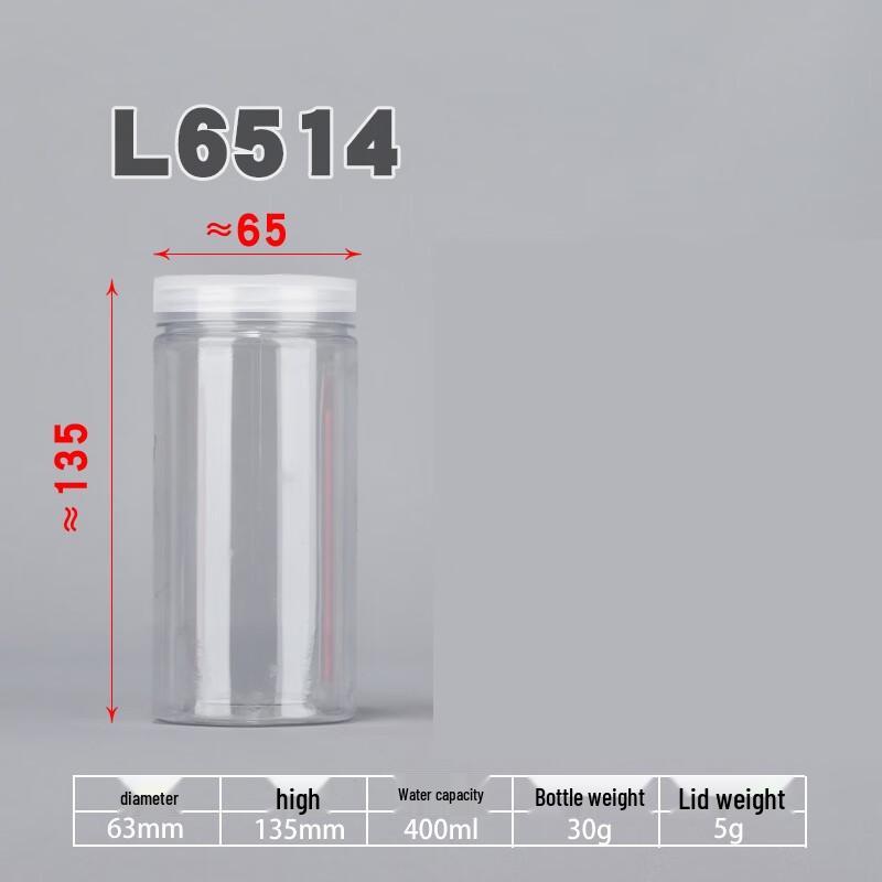 Yunrui Transparent PP Round Storage Jar