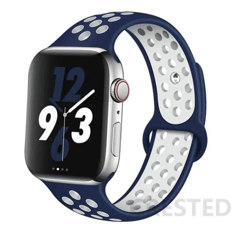 Silicone band For Apple Watch 11 strap 44mm 40mm 45mm 41mm 42mm 46mm correa bracelet iWatch Series 10 8 SE 3 6 7 9 Ultra 2 49mm