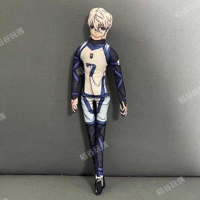 Poupée en peluche faite à la main personnage Blue Lock Figurine articulée filaire Anime Objet de collection Cosplay Pour les fans de sport 28cm