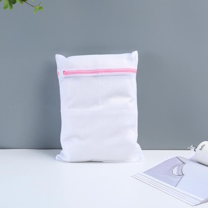 Thickened Fine Mesh Laundry Bag for Washing Machines - Ideal for Bras & Underwear