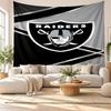 Las Vegas Raiders Wandteppich, Wandbehang aus weichem Stoff, Dekorative Kulisse für Schlafzimmer Heimwandkunst