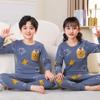 Teens Pajamas Long Sleeve 100% Cotton Pyjamas Big Kids Clothes Sets Children Boys Sleepwear Pajamas for Girls 6 8 10 12 14 Years