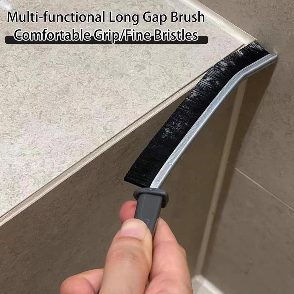 4Pcs Crevice Cleaning Brush Multifunctional Ergonomic Reliable Groove Cleaning Brush for Bathroom
