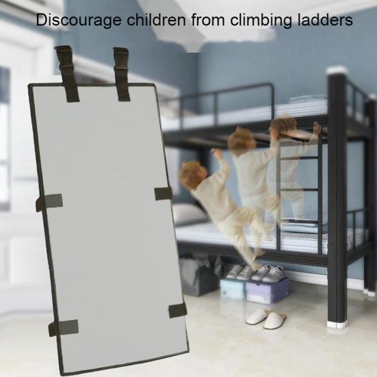 Ranza Merdiven Güvenlik Örtüsü Katlanabilir Ranza Merdiven Kilit Pedi Çocukların Tırmanmasını Önler Evrensel Ranza Merdiven Koruyucu Koruyucu Levha