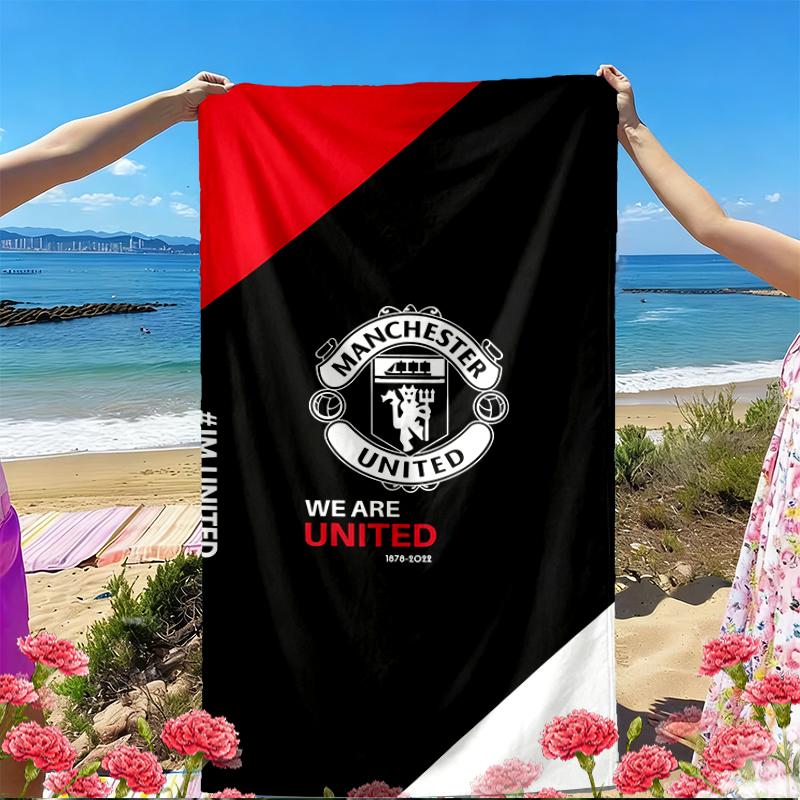 Football team.C Print Beach Towel, Versatile Lightweight Absorbent Beach Towel for Pool Surf Yoga Bathroom, Perfect Birthday Holiday Gift