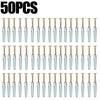 50Pcs 6Mm Expansion Pipe For Hollow Walls Metal Expansion Screws Kit Self Tapping Screws Pipe Drilling Plug Fastener Bolt