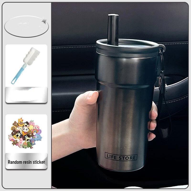 Portable Insulated Tea Infuser Straw Cup