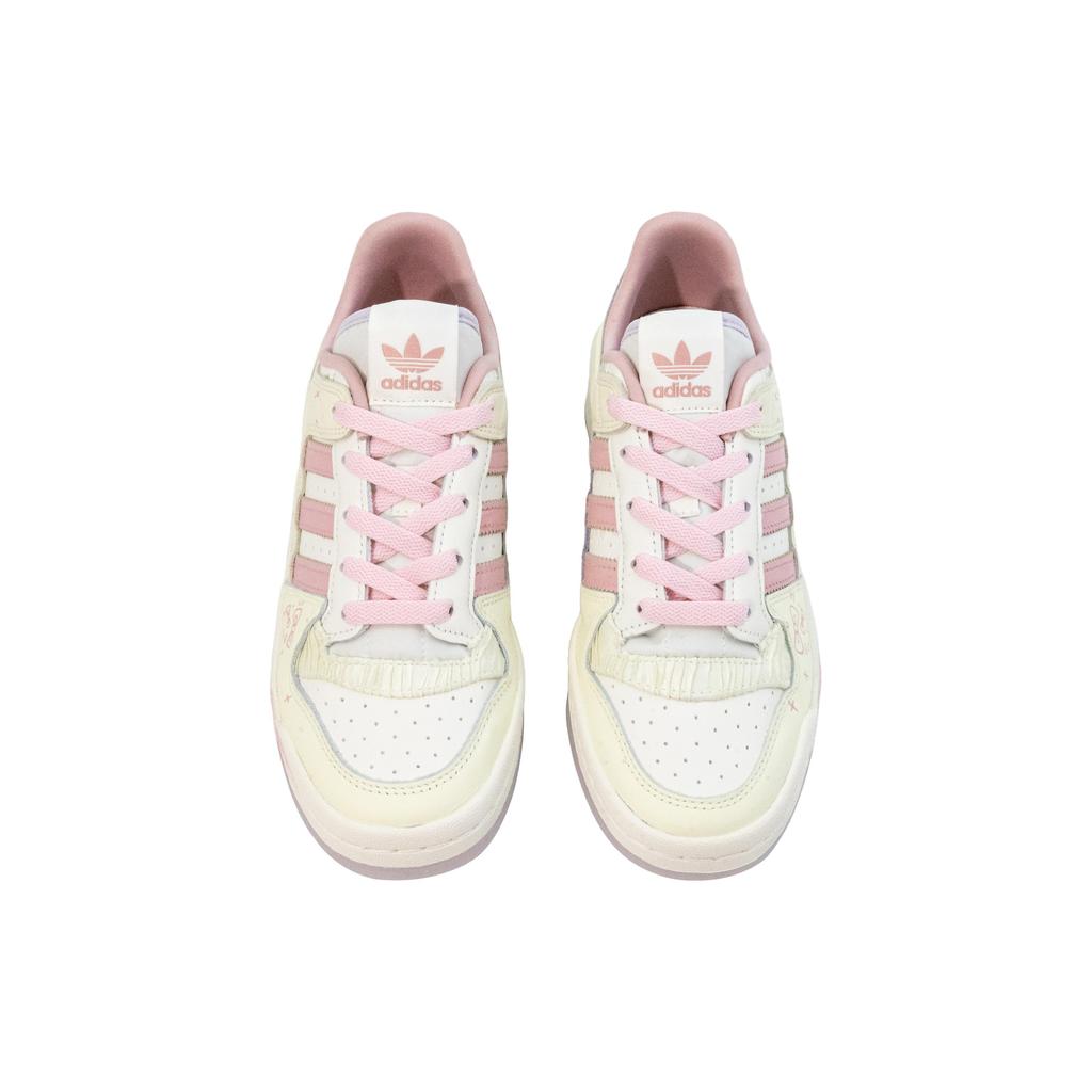 Adidas Originals FORUM Extreme Pink Heart Sweet Rabbit Cushioning Low top Skateboard Shoes Women's JQ6702(Team1105-)
