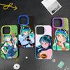 LUM Anime U-Urusei Y-Yatsura Phone Case For iPhone17, 16,15,14,13,12 Pro Max Black Candy Matte Shockproof Cover