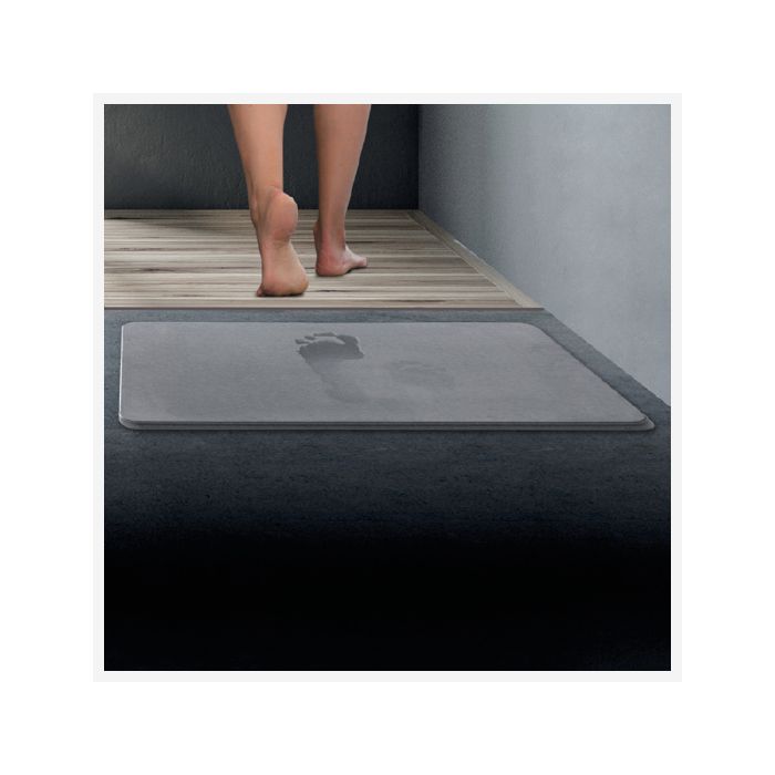 5five - tapis diatomite 39x60cm gris