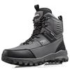 Men Snow Boots Waterproof Non Slip Plush Thick Warm Cold Resistant Rotating Buttons Winter Outdoor