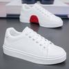 Modische personalisierte Herren-Freizeitschuhe Sneakers Vielseitige flache weiße Lederschuhe Herren Flache Schuhe für Herren
