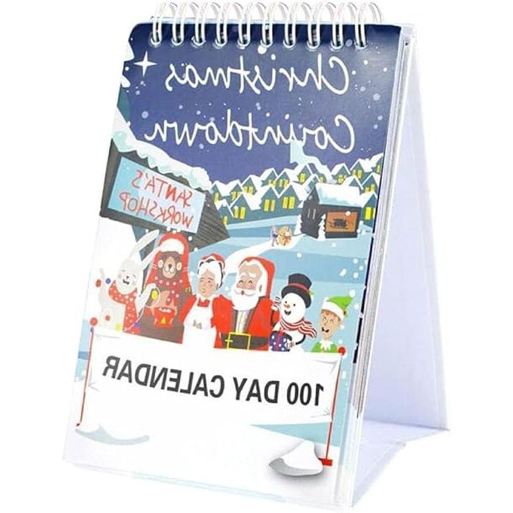100 Day Tear Off Countdown Calendar Creative Christmas Countdown Calendar  Home Decor