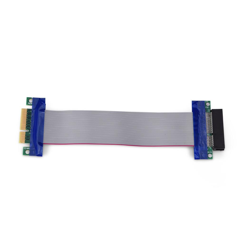 PCI E Professional 4X To 4X Male To Female VGA Graphics Card Extended Ribbon Cable
