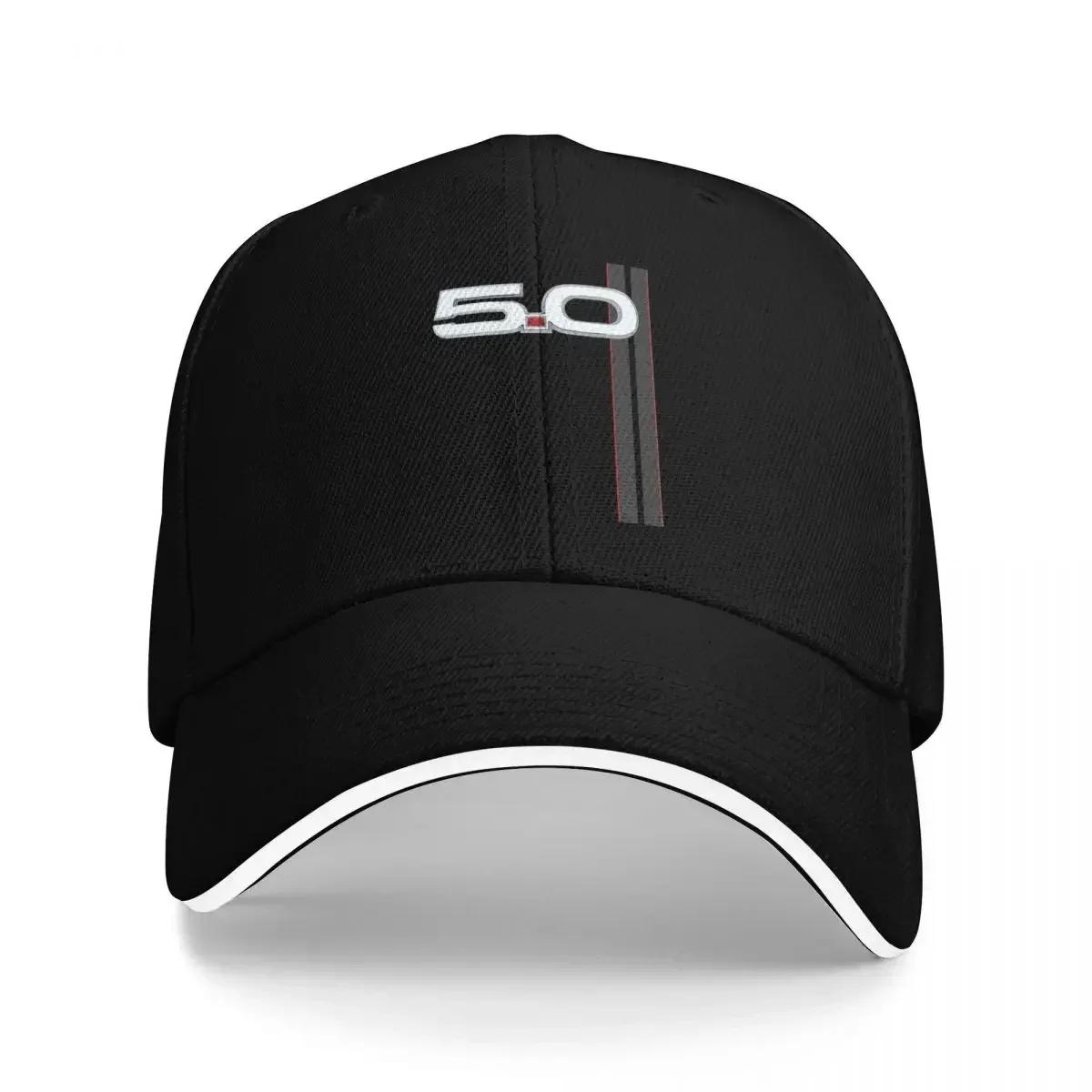 

5.0 Racing Stripes Hat WomenHat Cap For WomenBaseball Cap For Men One Size