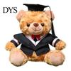 Elegant Gift Bag Stuffed Bear Personalized Graduation Gifts 2026 for Her, Cute Teddy with Embroidered Gown Award And Cap, Soft Plush Mascot