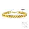 Stylish Stainless Steel Bali Foxtail Chain Bracelet for Men,Double Franco Link Chain Bracelets,Male Jewelry Gift for Dad Son