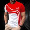 2025 New Casual Fashion Trend Simple Printed Men's Short-sleeved T-shirt