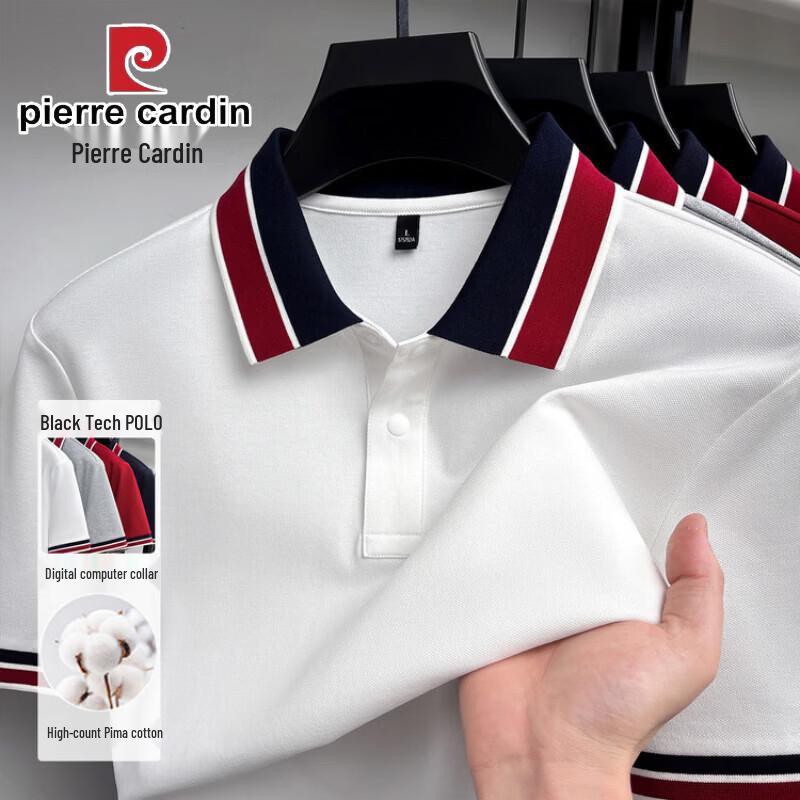 Мужская футболка-поло с коротким рукавом Pierre Cardin 4XL