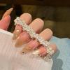 French Flash Pearl Full Diamond Bracelet Court Style Light Luxury Retro Exquisite High-end Jewelry Wholesale