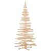 Christmas Trees with Stand Natural 210 cm Solid Wood Pine