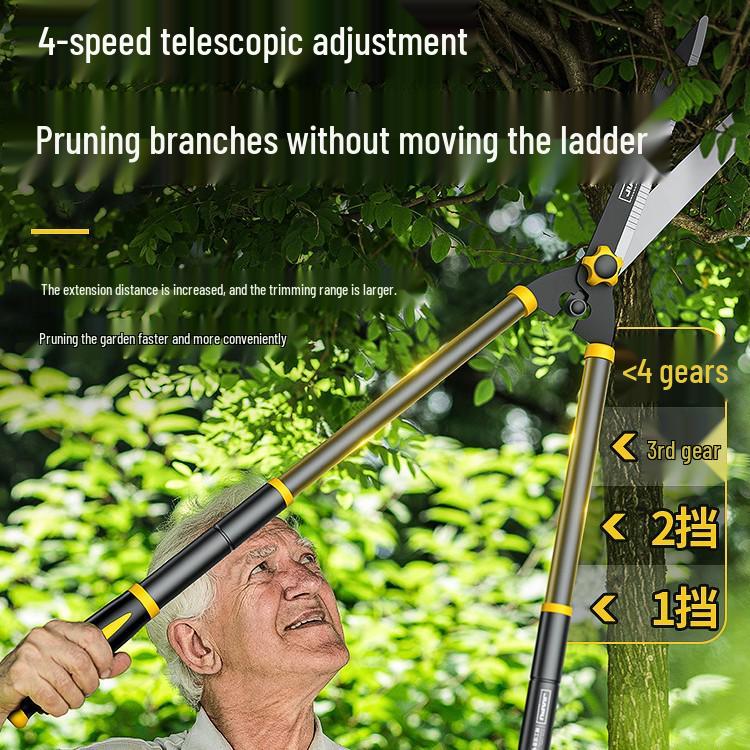 Garden Pruning Shears: Heavy-Duty Branch Cutters, Trimming Scissors for Flowers, Hedges, and Greenery, Large Loppers for Coarse Pruning