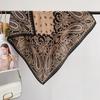 Retro French design cashew flower 68 herringbone pattern square scarf women's foreign style advanced temperament silk scarf tide