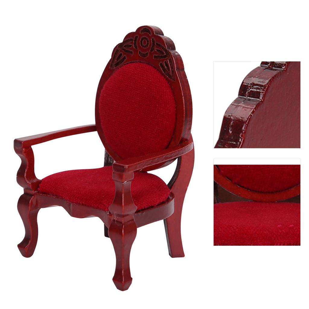 Vintage  ature Chair Antique   Chair Retro Small Chair for   Wooden Dining Carved for 1Celsius12   1Celsius12 Scale