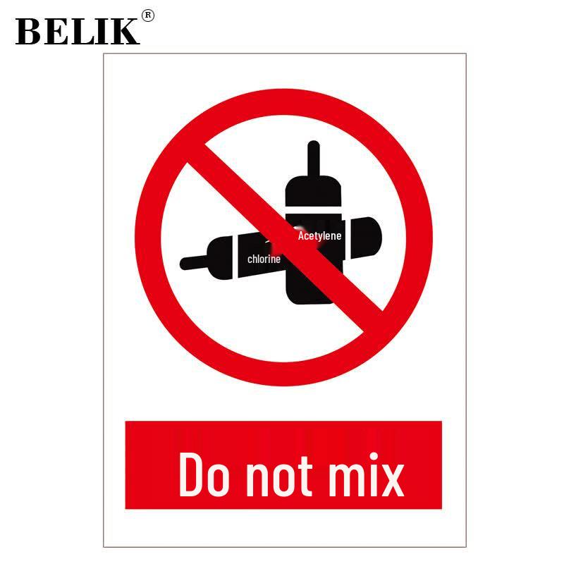 BELIK PVC Foam Work Safety Warning Sign 30x40cm