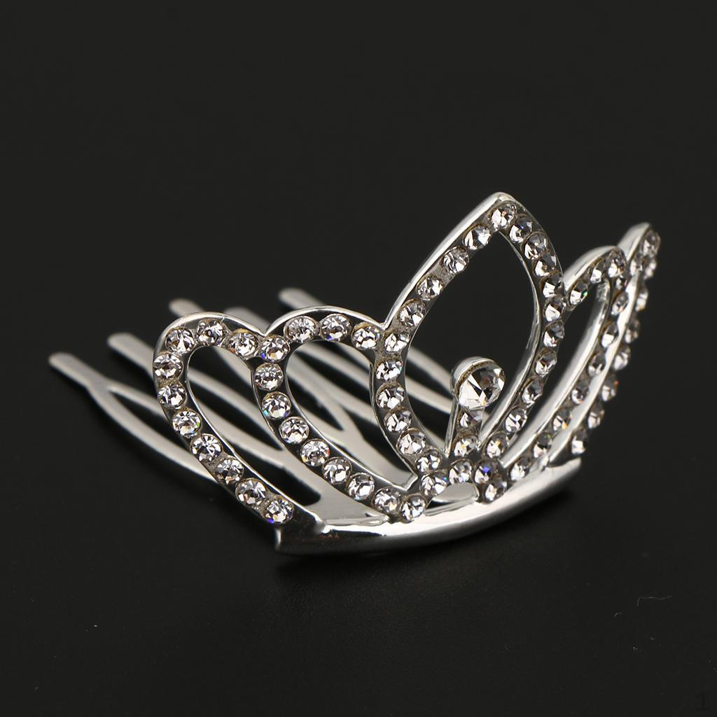 Prinzessinnen-Diadem Seite mit Kamm Party Hochzeits Schmuck