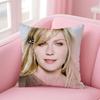 KKirsten Dunst Cushion Cover Pillow Case Soft Friendly Fabric  Concealed Zipper