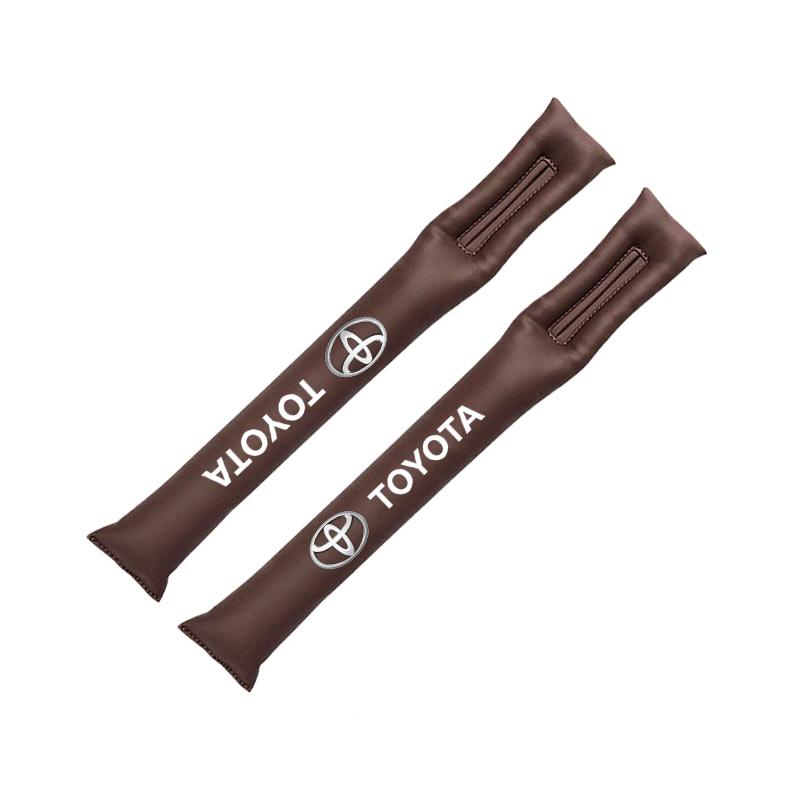 Toyota Car Seat Gap Plug Leather Cotton Sealing Strip Accessories For Toyota GR Corolla Yaris Aygo Prius CHR Camry Auris Avensis