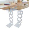 1 Pair Book End Decorative L Shaped Keep Upright Slip Resistant Book Stopper for School