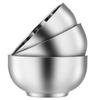 AIYIRUISI 11.5cm 304 Stainless Steel Double-Layer Insulated Bowl