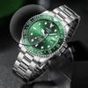 NIBOSI Luxury Mens Watches Stainless Steel Date Military Fashion Luminous Waterproof Quartz Wristwatches