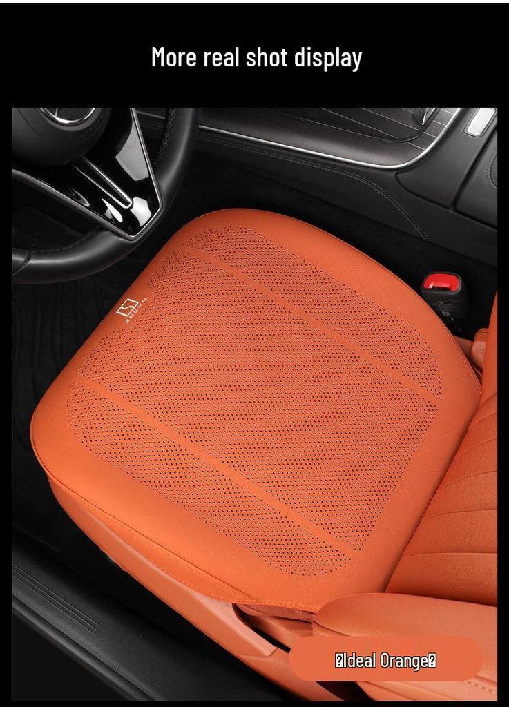 ZEEKR 001/009/X All-Season Car Seat Cushion with Breathable Cover and Integrated Backrest