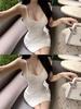 Elegant Bodycon Crochet Knit Camisole Dress, Sleek and Stylish Women's Wear