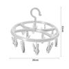 Portable Plastic Drying Rack with Clips
