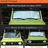 Car Front Windshield Sun Visor Cover for Suzuki Jimny JB64 JB74 -2023 Sunshades Insulation Interior Mouldings